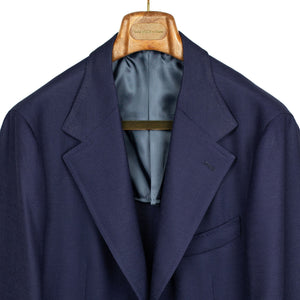 x Sartoria Carrara: ultra-light unlined sport coat in navy Minnis Mock Leno