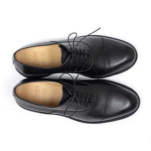 Paraboot FW25 Montaigne cap-toe oxford shoes in lisse noir black