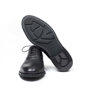Paraboot FW25 Montaigne cap-toe oxford shoes in lisse noir black
