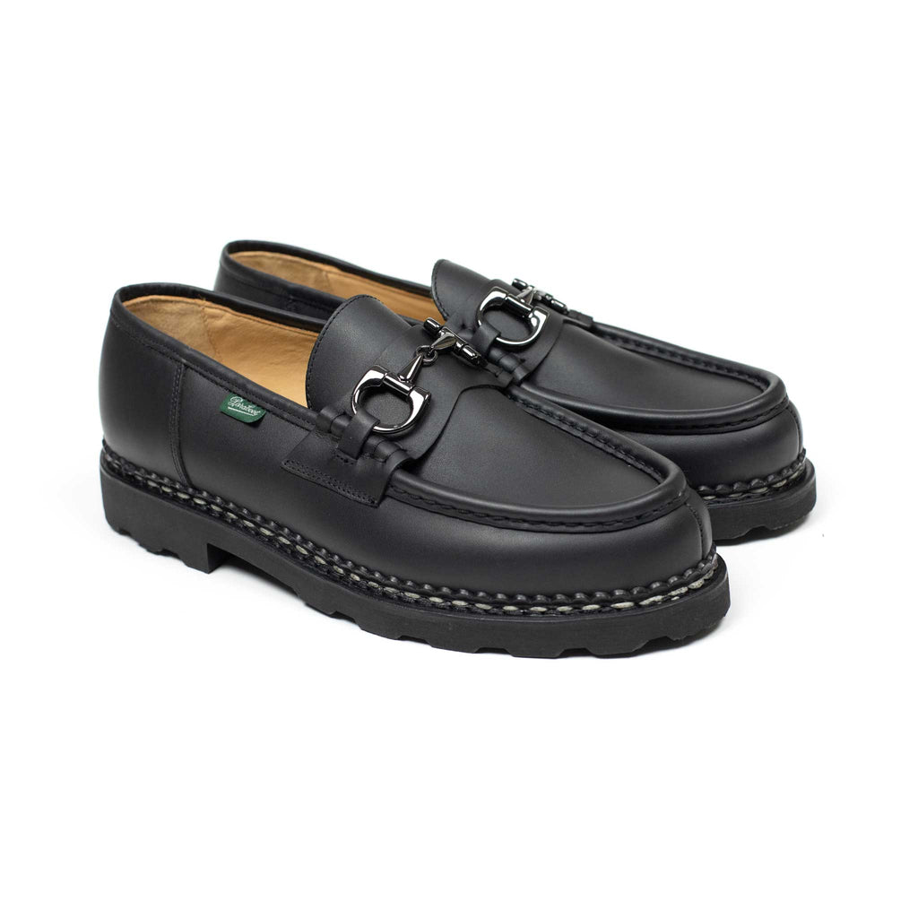 Paraboot FW25 Reims Mors bit loafers in lisse noir black leather - No ...