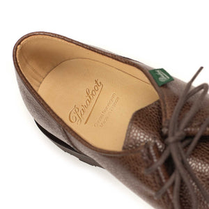 Paraboot FW25 Michael tyrolean derbies in brown pebble grain