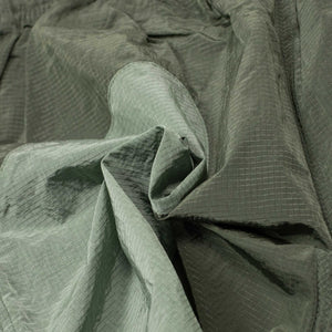 Onda shorts in sage and tech green Japanese nylon ripstop