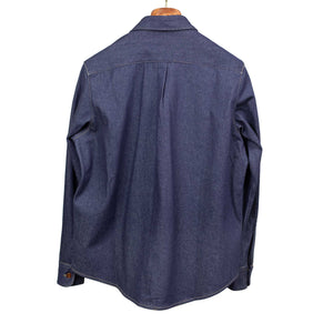 Jardin shirt  in scoured indigo denim