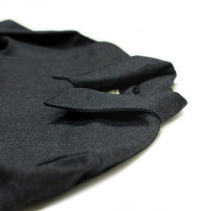 Labura chore coat  in navy herringbone brushed wool