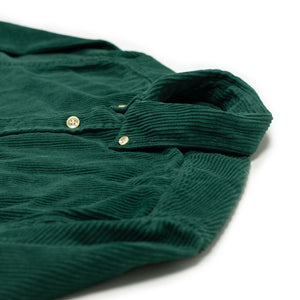 Lobo heavyweight cotton corduroy shirt in Green