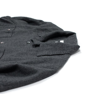 トップス 60s Darwin open collar wool shirt DRAWING OG OPEN COLLAR S/S SHIRT – XLARGE