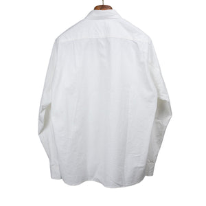 Seuvas FW25 Work shirt in white selvedge cotton chambray – No Man