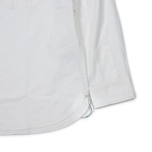 Seuvas FW25 Work shirt in white selvedge cotton chambray – No Man