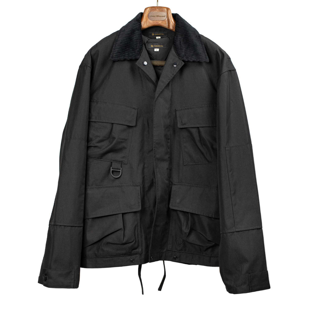 StandardTypes FW25 Hunter jacket in in black cotton and poly with built ...