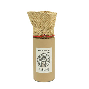 Rollable paper and raffia hat in natural color with red and navy storage loop (restock)