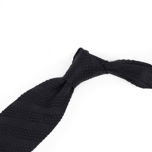 AMERI BOW TIE KNIT ブラック Knitted Bow tie - Black – once a day