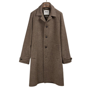 OVERCOAT / ストレートパンツ/M/ウール/KHK/無地/S25P025-NKWT Valstar FW25 Vittorio raglan overcoat in brown broken twill wool