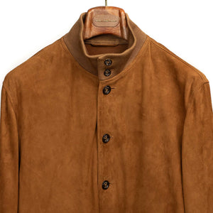 Butterscotch suede Valstarino bomber jacket, unlined (restock)