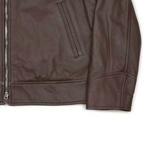 Rider jacket in coconut Nappa lambskin leather
