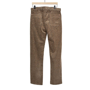 Five pocket pants in Rolling Sand Italian donegal cotton corduroy