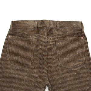 Five pocket pants in Rolling Sand Italian donegal cotton corduroy