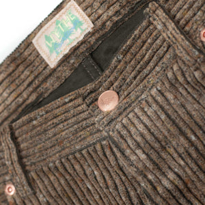 City Wool Flannel Five-Pocket Pants