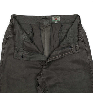 Wythe SS26 Western trousers in faded black garment dyed tencel