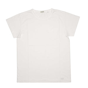 Tubular knit pocket tee three-pack in natural cotton