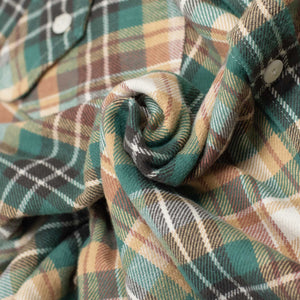 James Tartan Plaid Cotton Flannel Fabric