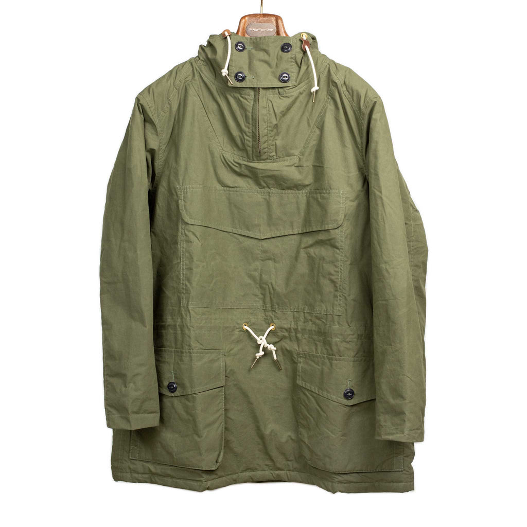 Yarmouth Oilskins Explorer Smock in fern green dry wax cotton – No Man ...
