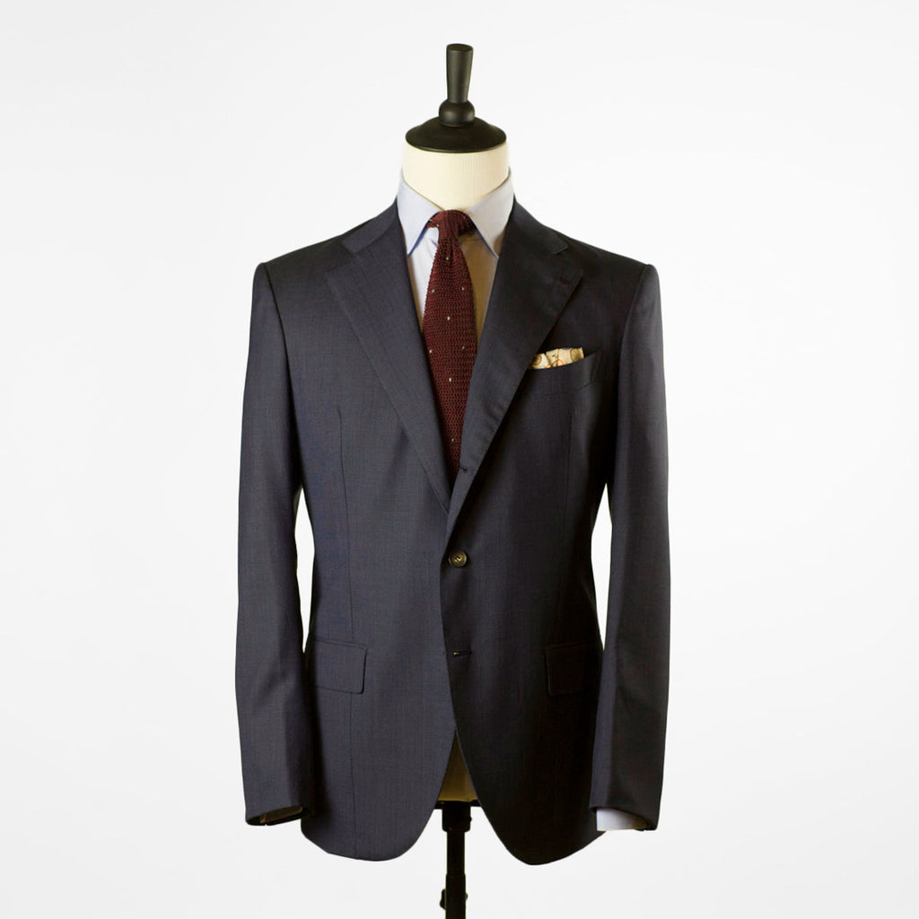 Harrisons Mystique navy nailhead single breasted suit, 8/9oz wool – No ...
