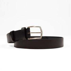 Black calf Olimpo casual belt