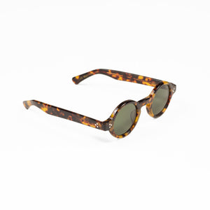 "Burt" sunglasses in marble brown tortoise
