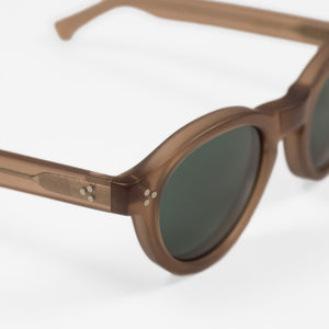 "Gaston" sunglasses in matte brown