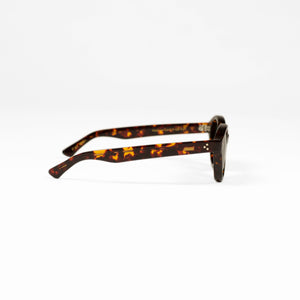 "Corbs" sunglasses in dark brown tortoise
