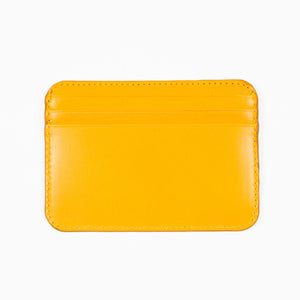 Yellow Humphrey leather card holder