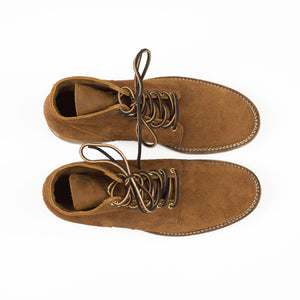 Service boot, aged bark roughout suede