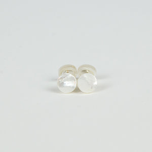 Eveningwear "Special Day" cufflinks, white mother-of-pearl