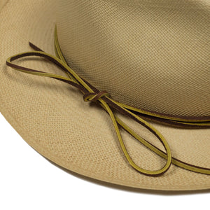 Chamula "Aguacate Flat" Panama hat in Havano tan