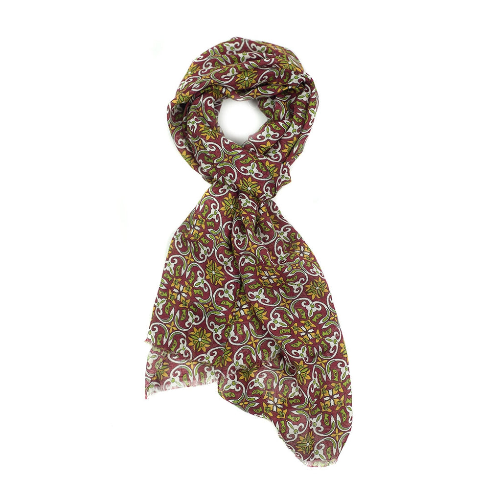 Bold Tile Print Scarf