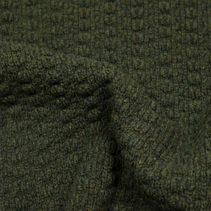 "Alpine" green bubble stitch supergeelong crewneck sweater (Exclusive)