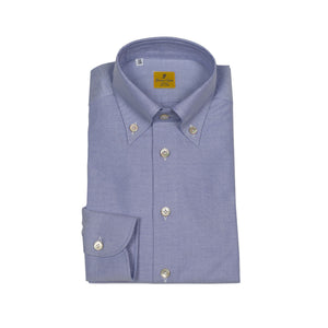 Light blue Thomas Mason oxford shirt, buttoned collar