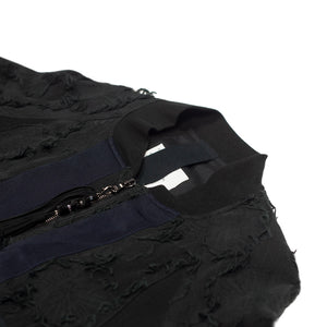 ARC Flight Jacket in Desert Phantom black fray tencel/linen/cotton
