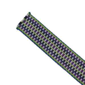 Irish fisherman's "crios" belt in "Meabh" purple, green, and blue