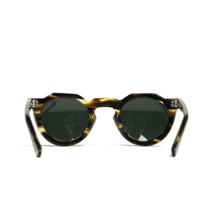 "Pica" sunglasses in "jasper" marbled brown
