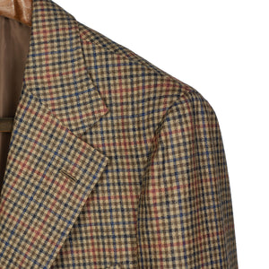 x Sartoria Carrara: Sport coat in Holland & Sherry tan gunclub check wool 9/10oz