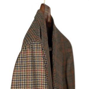 x Sartoria Carrara: Sport coat in Holland & Sherry tan gunclub check wool 9/10oz
