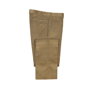 Beige medium-wale corduroy cotton trousers (restock)