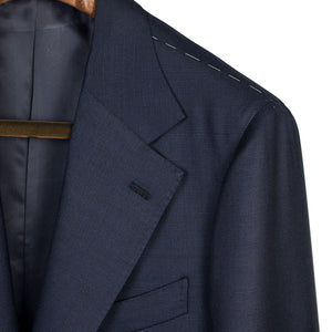x Sartoria Carrara: Navy nailhead suit in Holland & Sherry wool 12oz