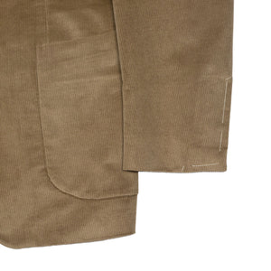 x Sartoria Carrara: Sport coat in tan Loro Piana cotton and wool corduroy (separates)