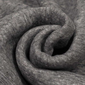 Dark Heather Gray Sweatshirt Fleece Fabric - by The Yard