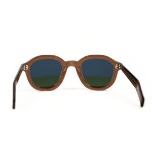 "Largo" sunglasses in translucent "Root Beer" color