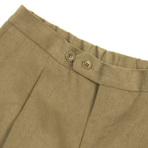 Rota Easy pants in tan heavy cotton twill – No Man Walks Alone