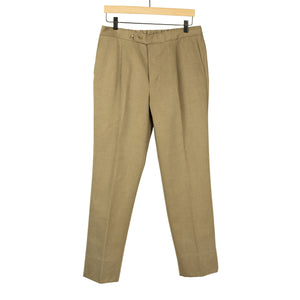 Rota Easy pants in tan heavy cotton twill – No Man Walks Alone