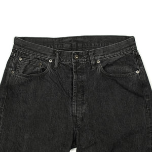 CS-222xs Classic Straight stonewashed double black selvedge jeans
